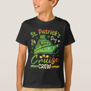 Shamrock Balloons St Patrick's Day Cruise Crew T-Shirt