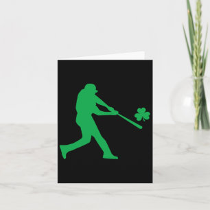 Shamrock Baseball St Patrick's Day Tee Gifts For M Card