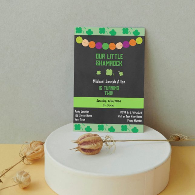 Shamrock Birthday Invitation (Creator Uploaded)