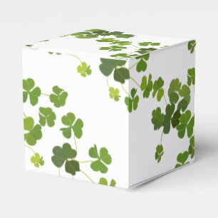 Shamrock bouquet, st patrick's day favour box