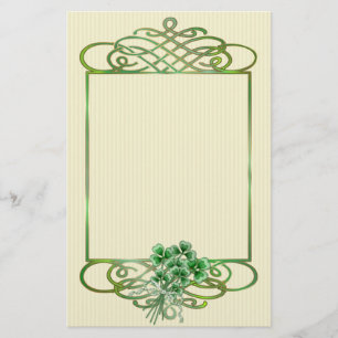 Shamrock Bouquet Stationery