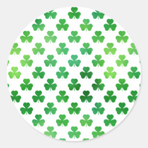 Shamrock Bright Green - Classic Round Sticker