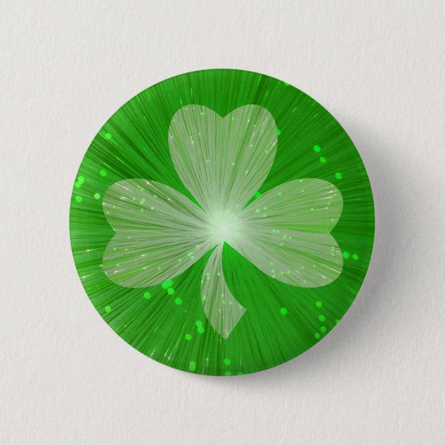 Shamrock button badge (Front)