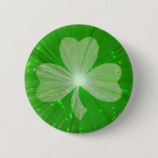 Shamrock button badge