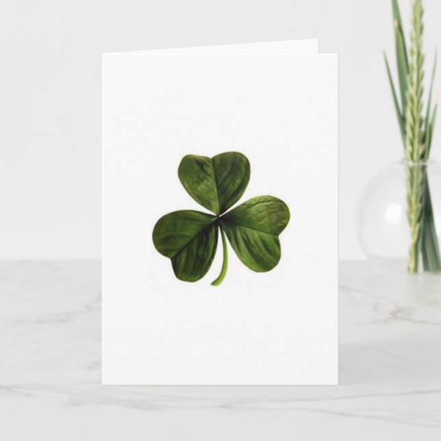 Shamrock Card (Front)