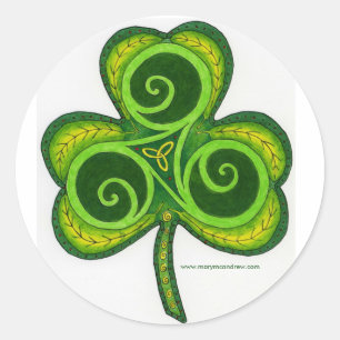 Shamrock Classic Round Sticker