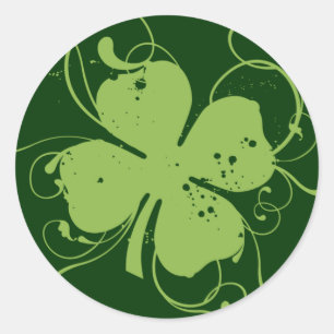 Shamrock Classic Round Sticker