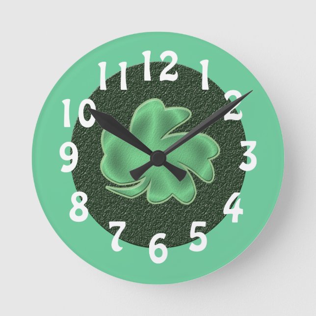 Shamrock(clover) Clock (Front)