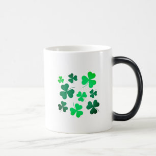 Shamrock Clover Leaf Ireland Irish Modern Elegant Magic Mug