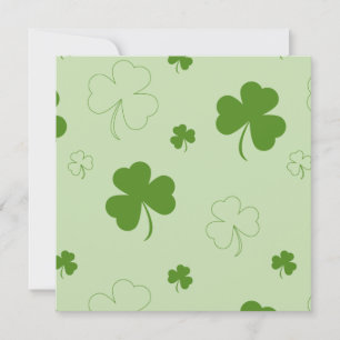 shamrock clover leaf wedding invitations