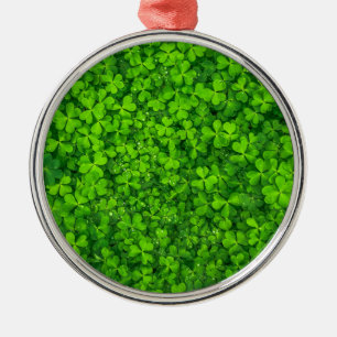 Shamrock Clovers Green Irish Symbol Ireland Metal Tree Decoration