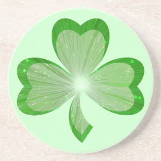 Shamrock coaster green