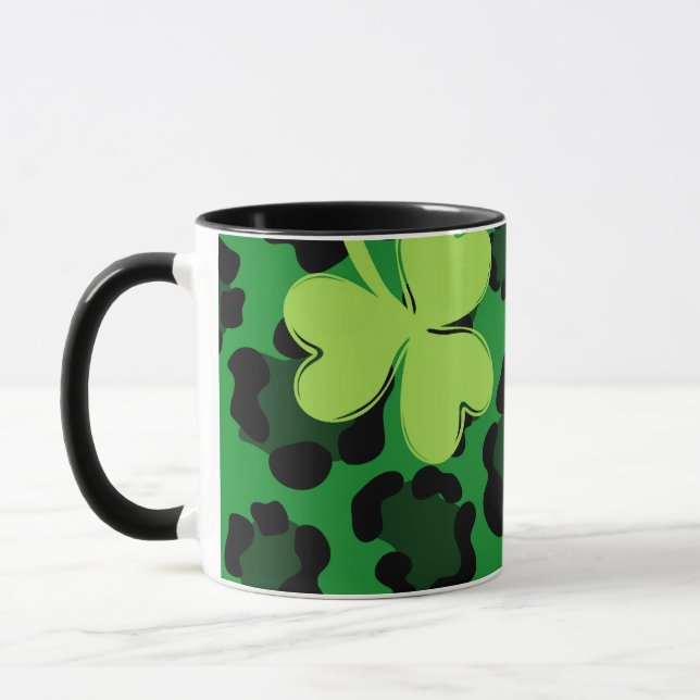 shamrock coffee cup (Left)