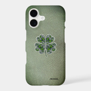 Shamrock Colover St.Patrick`s Day Green Leather