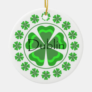 Shamrock Dublin Ornament