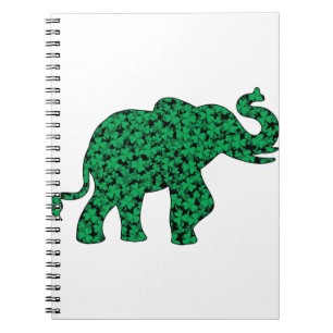 Shamrock-Elephant- Notebook