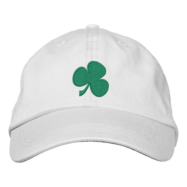 Shamrock Embroidered Hat (Front)