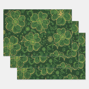 Shamrock Fantasy 2 Wrapping Paper Sheet