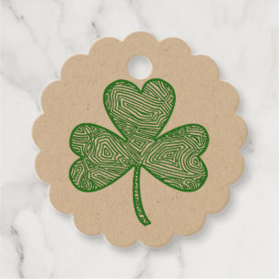 Shamrock Favour Tags