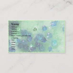 Shamrock feeling lucky! Template Business Card