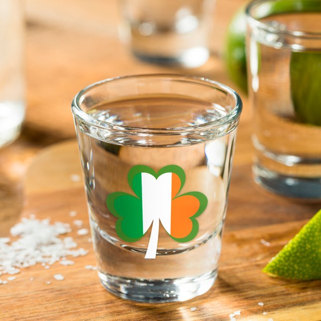Shamrock Flag of Ireland Shot Glass (Creator Uploaded)