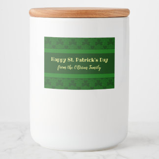 Shamrock Food Label