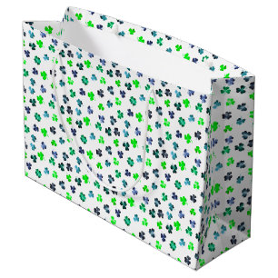 Shamrock for St Patrick's Day Large Gift Bag
