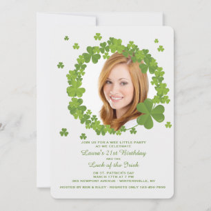 Shamrock Frame Invitation