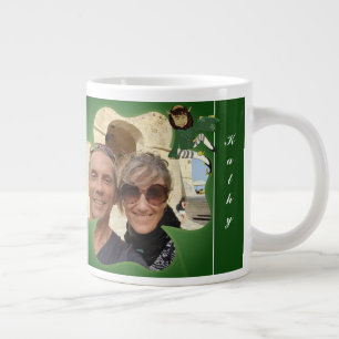 Shamrock Frames 2 Photos Speciality Mug