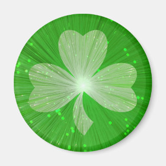 Shamrock fridge magnet