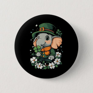 Shamrock Girls Boys Kids Leprechaun St Patricks Da 6 Cm Round Badge