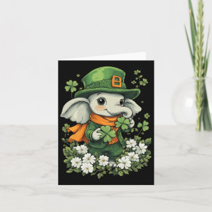 Shamrock Girls Boys Kids Leprechaun St Patricks Da Card