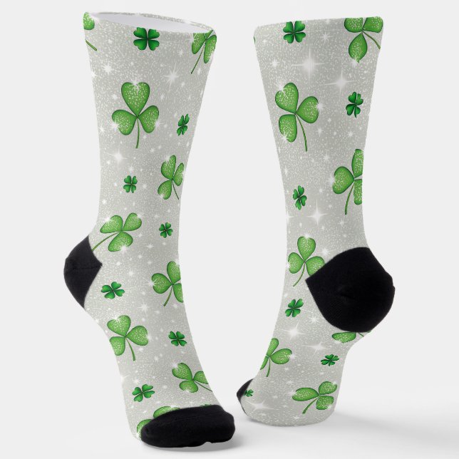 Shamrock Golf Socks for Women (Angled)