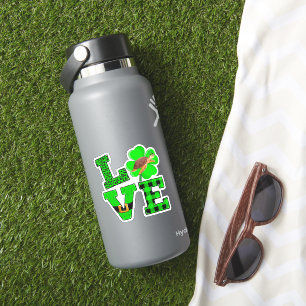 Shamrock Green Plaid Love Sea Turtle St Patrick'S