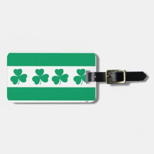 Shamrock Green River Luggage Tag