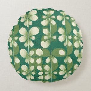 Shamrock Green Round Cushion