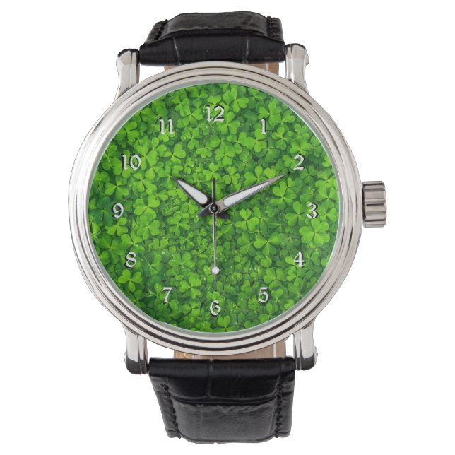 Shamrock green, St. Patrick's Day, Watch (Front)