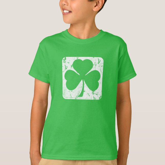 Shamrock Grunge T-Shirt (Front)