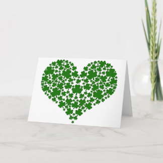 Shamrock Heart Card