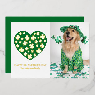 Shamrock Heart Clover Photo St. Patrick's Day