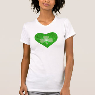 Shamrock Heart t-shirt ladies