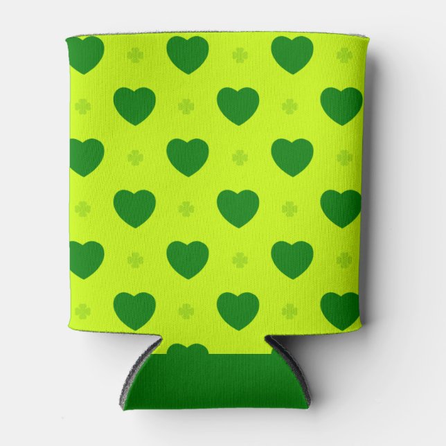 Shamrock Hearts Beverage Cooler (Front)