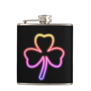 Shamrock Hip Flask