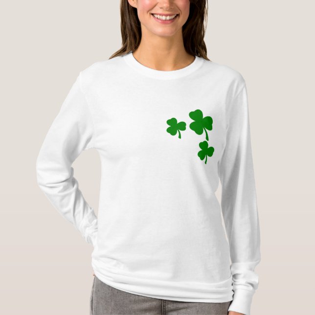 Shamrock Hoodie T-Shirt (Front)