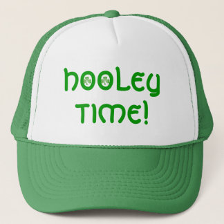 Shamrock 'Hooley Time!' trucker hat green