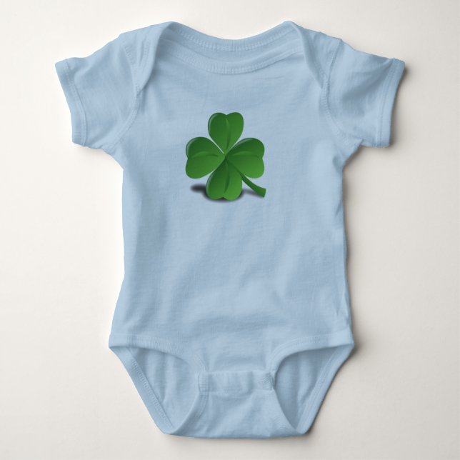 Shamrock Infant Creepers Baby Bodysuit (Front)