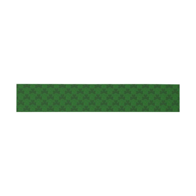 Shamrock Invitation Belly Band (Flat)