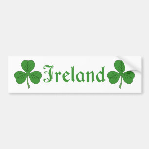 Shamrock Ireland Bumper Sticker