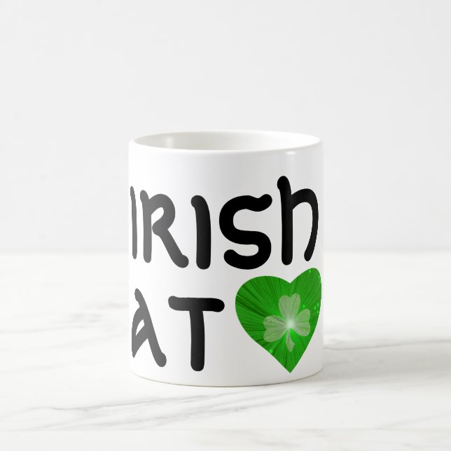 Shamrock 'Irish at (heart)' mug white (Center)