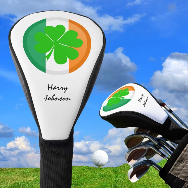 Shamrock & Irish Golf Club Covers flag Monogrammed (Creator Uploaded)